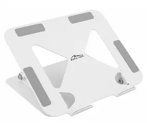 Media-Tech Laptop Stand MT2661W biela / Stojan pre notebook / nastaviteľný / skladací / do 17"