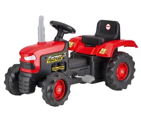 DOLE Šliapací traktor veľký červený / od 3 rokov / nosnosť 50 kg