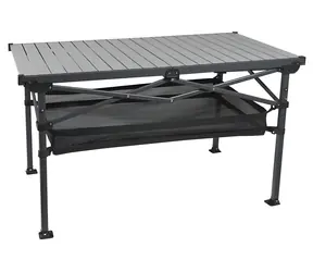 Cattara ROLL DUE / Stôl kempingový skladací / 118 x 70 cm / nosnosť 100 kg