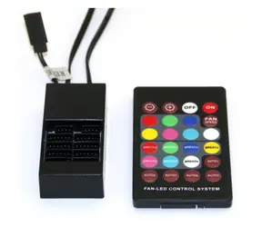 Eurocase Ovládač pre RGB ventilátor / Ovládač / Doska + diaľkové ovládanie