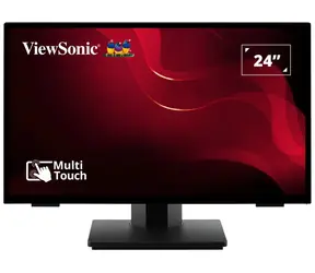 24" ViewSonic TD2465 čierna / Monitor / Dotykový / VA / Full HD 1920x1080 / HDMI + DP + VGA + USB