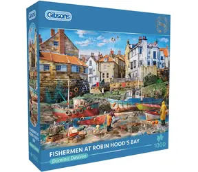 GIBSONS Puzzle Rybári v zátoke Robina Hooda / 1000 dielikov / 68 × 49 cm