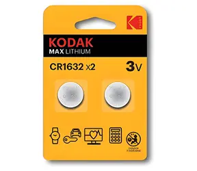 Kodak MAX CR1632 / Lítiová batéria / 3V / 2 ks / blister