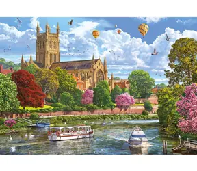 GIBSONS Puzzle Katedrála vo Worcesteri / 500 dielikov
