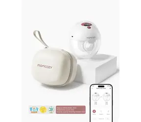 Momcozy M5 červená / Odsávačka materského mlieka / elektrická / ovládanie appkou / 9 úrovní intenzity