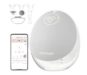 Momcozy M9 sivá / Elektrická odsávačka materského mlieka / 150 ml / 15 úrovní / USB-C