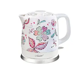Maestro MR-068 červená / Rýchlovarná kanvica / 1500W / 1,5 L / keramická