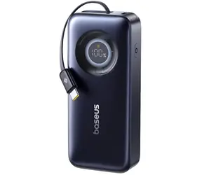 Baseus EnerCore CR11 20000 mAh čierna / Powerbanka / 67W / USB-C zaťahovací kábel