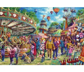 GIBSONS Puzzle Zábava na púti / 500 dielikov