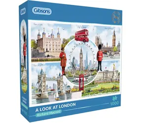 GIBSONS Puzzle Pohľad na Londýn / 1000 dielikov