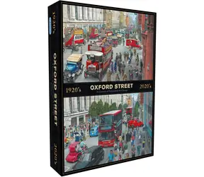 GIBSONS Puzzle Oxford Street v priebehu desaťročí / 1000 dielikov