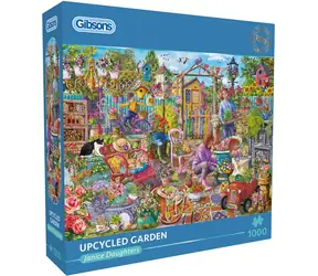 GIBSONS Puzzle Záhrada z recyklovaných materiálov / 1000 dielikov / 68 x 49 cm
