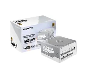 GIGABYTE GAMING 1000GM PG5 ICE biela / Zdroj / ATX 3.1 / 1000W / 80PLUS Gold / modulárne