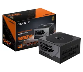 GIGABYTE GAMING 1000GM PG5 čierna / Zdroj / ATX 3.1 / 1000W / 80PLUS Gold / modulárne