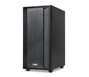 ibox CETUS 906 čierna / Skriňa PC / Midi Tower / ATX, micro ATX / RGB podsvietenie / bez zdroja
