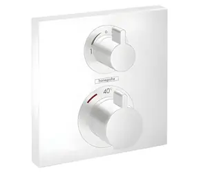 Hansgrohe ShowerSelect Comfort matná biela / Termostatická batéria / pod omietku / pre 2 spotrebiče