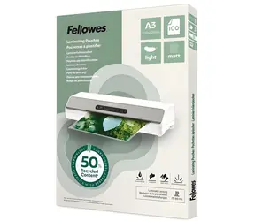 Fellowes Laminovacia fólia A3 matná Light recyklovaná / Laminovacia fólia / 100 ks