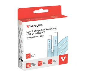 Verbatim 30276 SoftTouch USB-C kábel 1.2m modrá