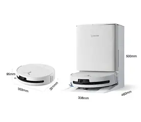 Ecovacs Deebot T90 Omni biela / Robotický vysávač / vysávanie & mopovanie / 16600 Pa / samočistiaca stanica