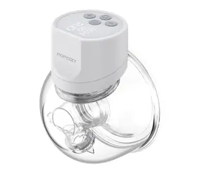 Momcozy S12 Pre biela / Odsávačka materského mlieka / elektrická / sania aj stimulácia / 180 ml / LED displej