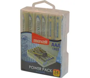Maxell LR03 AAA / Alkalická batéria / 1,5 V / 24 ks