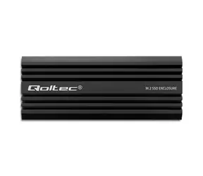 Qoltec NV2270 / Externý box pre SSD M.2 / SATA / NVMe / USB-C / 2TB