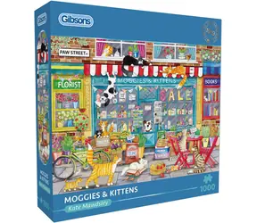 GIBSONS Puzzle Mačky a mačiatka / 1000 dielikov