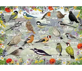 GIBSONS Puzzle RSPB: Šťastní vtáčiky / 1000 dielikov