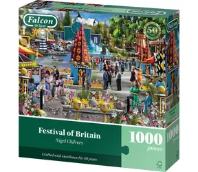 FALCON Puzzle Festival Británia / 1000 dielikov / od 15 rokov