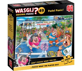 JUMBO Puzzle WASGIJ Original 49: Panika na padelu! / 1000 dielikov / od 15 rokov