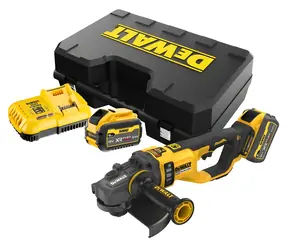 DeWalt / Aku uhlová brúska / 230 mm / 54V FLEXVOLT / 2x 9,0 Ah / nabíjačka / kufor