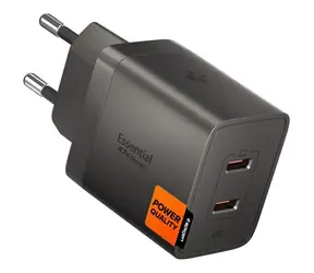 Spigen Essential EE472EU 47W gunmetal / Nabíjačka / 2x USB-C