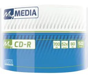 MyMedia CD- R 700MB / Optické médium / 52x / Spindl 50 ks