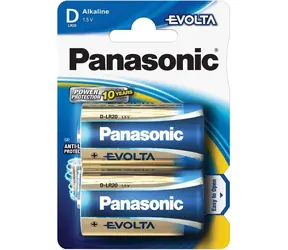 Panasonic Evolta D / Alkalická batéria / LR20 / 1,5 V / 2ks