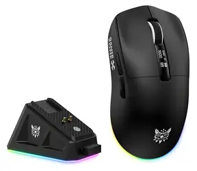 Onikuma DM07 čierna / Herná myš / Bezdrôtová / 2,4 GHz / RGB / 24000 DPI