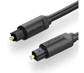 Vention Toslink (M) - Toslink (M) 1 m čierny / Optický audio kábel / TOSLINK
