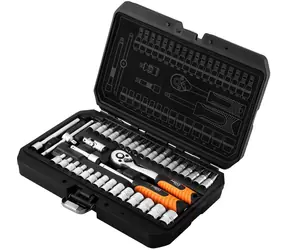Neo Tools Sada nástrčných kľúčov 1/4" / 38 dielov / Račňa 72T / CrV oceľ