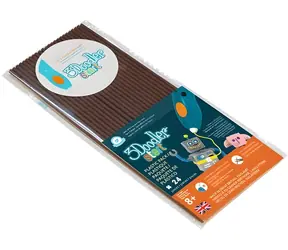 3Doodler Start Filament Eko Coco Brown / Náplň pre 3D pero / 2,5 mm / 24 ks