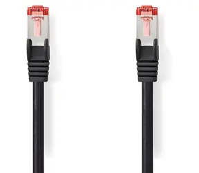 Nedis CAT6 S/FTP 0.25m čierna / Patch kábel / RJ45-RJ45 / LSZH