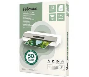 Fellowes A3 80 mic / Laminovacia fólia / 100ks / lesklá / recyklovaný materiál