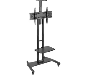 Art S-12 čierna / Mobilný stojan pre TV / 32-70" / VESA 600x400 / do 45 kg