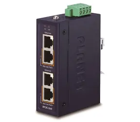 Planet IPOE-260 / Priemyselný PoE injektor / IEEE 802.3at / 36/72W / DIN / IP30 / -40~75°C