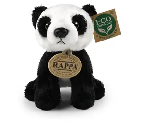 Rappa Plyšová panda 13 cm / ECO-FRIENDLY / od 0 mesiacov