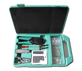 Xtendlan Kit LAN / Sada sieťového náradia / krimpovacie kliešte, narážač, tester / RJ-45, RJ-12, RJ-11