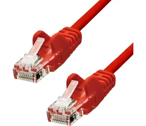 Proxtend CAT5e U/UTP červená / Patch kábel / 25 cm / PVC / AWG 26 / CCA