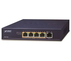 Planet PoE extender 1x PoE-in, 4X PoE-out / PoE extender / 65 W / IEEE 802.3bt/at/ AF / Gigabit