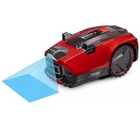 Einhell FREELEXO CAM PLUS 600 strieborná/čierna/červená / Robotická kosačka / 18V / do 600 m2 / Wi-Fi