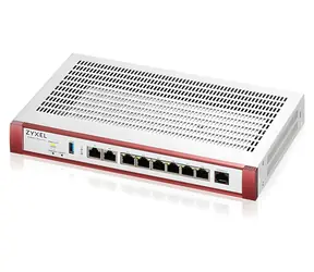 ZyXEL USG Flex 200H / Firewall / 2x 2,5 Gb LAN / 6x 1 Gb LAN / 1x USB / 1 rok Security Bundle
