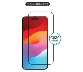 eSTUFF INFINITE / Ochranné sklo / Apple iPhone 15 Pro / Temperované sklo / Plne nalepovacie
