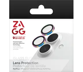 ZAGG InvisibleShield Premium Glass dúhová / Ochranné sklo šošoviek / Apple iPhone 17/16/16+ / 2 ks